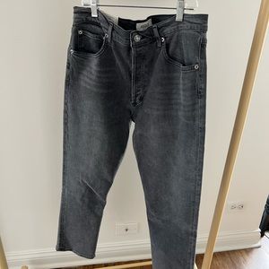 NEW! Grey Agolde Button Front Jeans